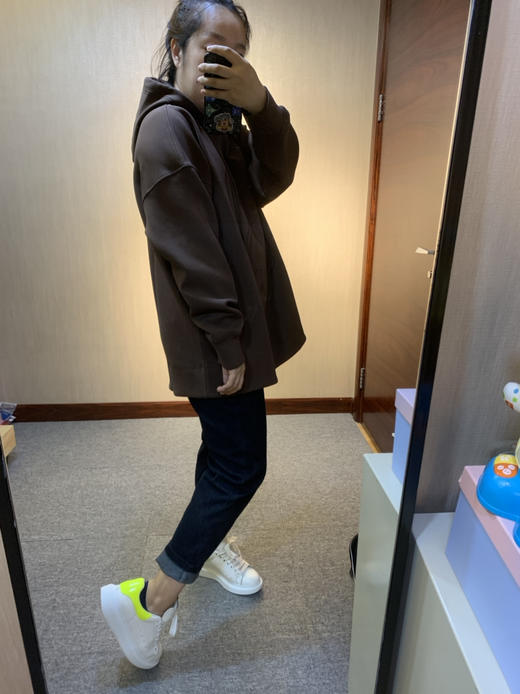 水淼2023秋冬新款休闲宽松显瘦帽衫小衫7722 商品图7