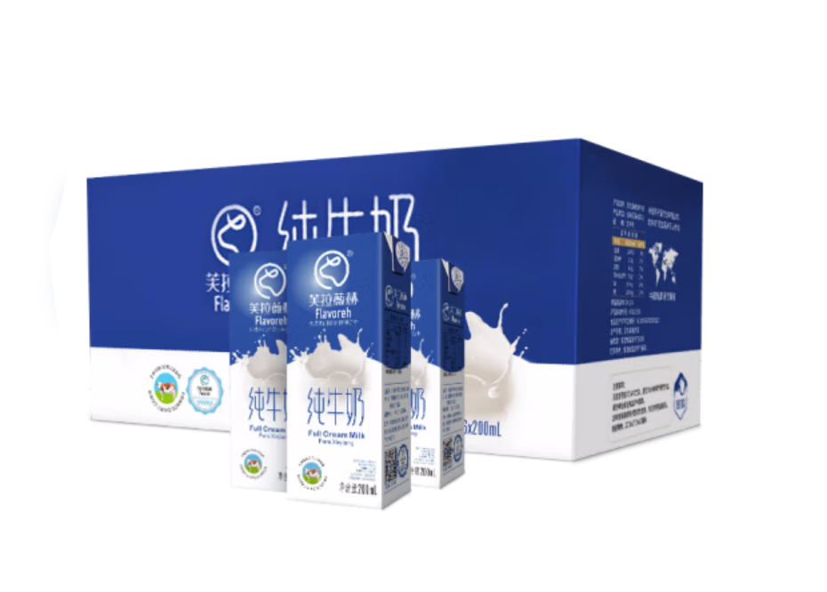 芙拉薇赫 新疆纯牛奶营养家庭早餐奶学生儿童200ml*16盒装整箱 16盒