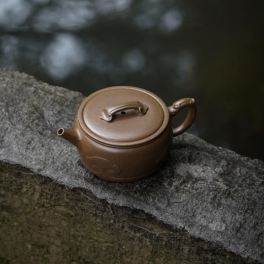 龙德堂陶艺 汤宣武制 《双龙如意》抹茶青 240cc 库存请咨询客服 商品图3