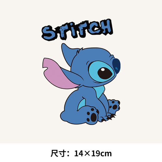 儿童卡通史迪奇热转印烫画贴卫衣转印衣服贴纸定做烫图白墨2023 商品图1