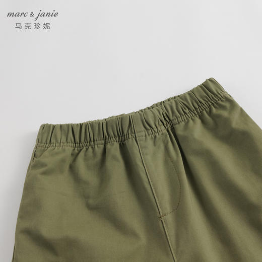 马克珍妮秋装新款 男童户外风个性大口袋全棉长裤231685 商品图3