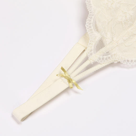 都市丽人自然舒适B杯适穿蕾丝内衣薄款3/4杯常规文胸树脂胶圈三排扣LB32M3 商品图7