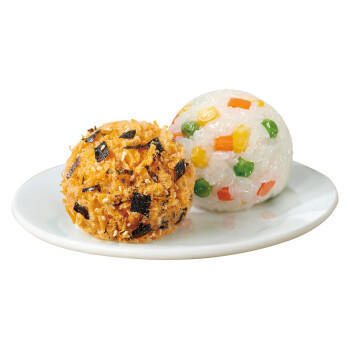 五芳斋 速冻迷你饭团组合 肉松玉米饭团 30g*20只 儿童早餐微波即食 商品图0