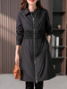 YX【定制15天】设计感小众收腰显瘦外套女2023秋季新款韩版中长款风衣大衣 商品缩略图2