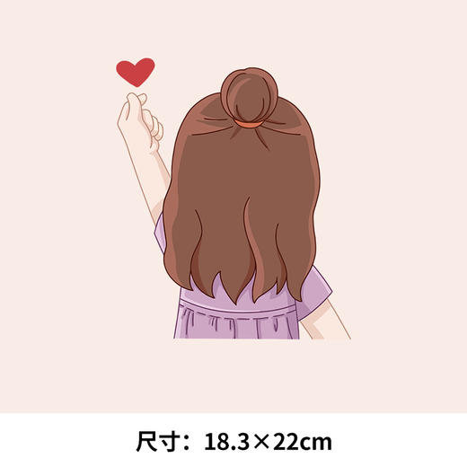 妈妈最美爸爸最帅比心卡通亲子热转印烫画贴卫衣转印衣服贴纸定做 商品图1