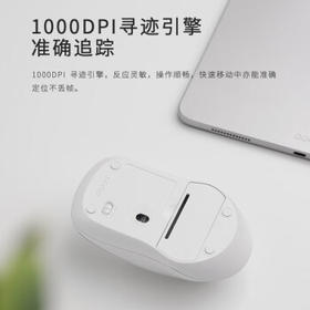 雷柏（Rapoo）1680 无线鼠标 办公鼠标 轻音鼠标 便携鼠标 对称鼠标 笔记本鼠标 电脑鼠标 商务鼠标 黑色