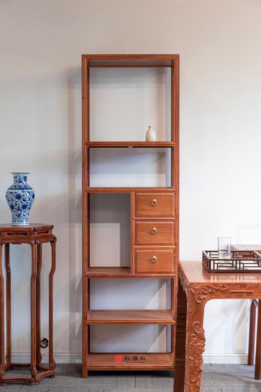 红桥红  家具严选  缅甸花梨（大果紫檀）【书房混搭八件套】 商品图2