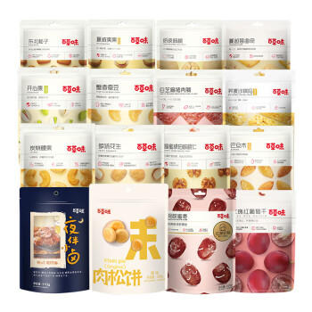 百草味 坚果礼盒 坚果炒货休闲干果零食干果组合大礼包 吉庆有余礼盒2287g 春节送礼 企业团购 员工福利1 商品图1