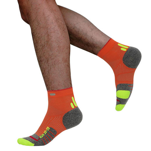 悍将hnk石墨烯跑步袜专业户外防臭银纤维跟腱保护运动袜 商品图4