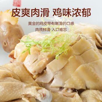 温氏供港鲜熟白切鸡1.8斤 冷冻食品 110天农家散养土鸡白斩鸡熟食 商品图6