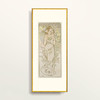 伽罗生活装饰挂画-穆夏-鲜花系列之玫瑰 P329（10个工作日内发货） 商品缩略图0