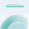 茶花 抗菌洗脸盆25.5cm1只装塑料盆洗屁屁盆婴儿新生儿脸盘 方盆 商品缩略图6