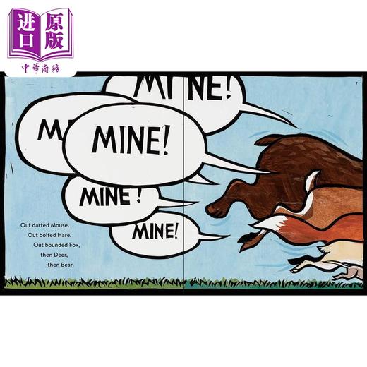 【中商原版】到底属于谁？ Mine! 英文原版 儿童绘本 动物故事图画书 精装亲子绘本 童书读物 进口儿童读物 搞笑趣味绘本故事 商品图3