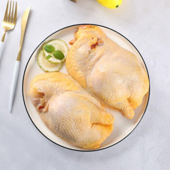 温氏供港土鸡半边鸡2斤 （1斤*2份) 冷冻 90天农家放养走地鸡 商品图3