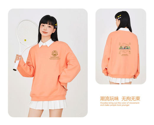 裁缝学苑卡通蓝紫熊热转印烫画贴卫衣高级衣服烫图白墨2023新图案 商品图4
