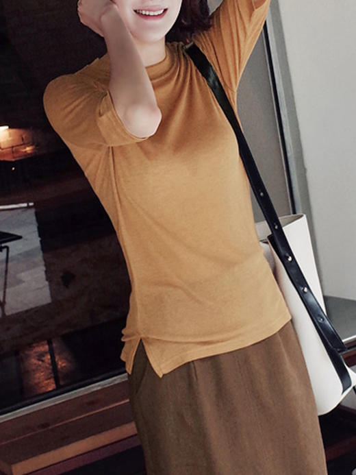 UG【现货7天】减龄气质薄款针织衫 2022夏季新款V领短袖单排扣开衫外套女 商品图0