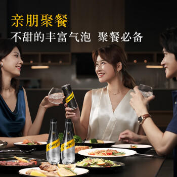 可口可乐怡泉（Schweppes） 无糖零卡 苏打水 汽水饮料 400ml*12瓶 商品图2
