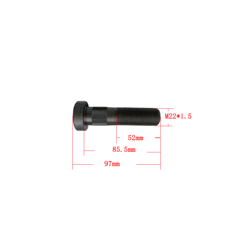 轮胎螺栓L85.5 钢板螺丝碟刹钢圈赛夫SAF1303107414
