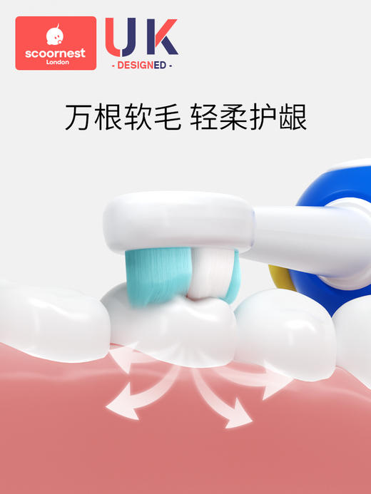 科巢儿童牙刷0-1-2-3到6一12岁半宝宝专用软毛万毛刷婴幼儿乳牙刷 商品图2