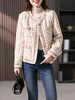 UG【现货7天】高端气质小香风外套女2023春季新款圆领单排扣休闲百搭上衣 商品缩略图0