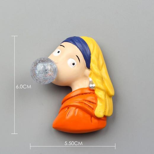 卡通梵高冰箱贴磁吸网红冰箱贴3d立体贴装饰贴磁铁 商品图7