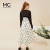 mc2波点碎花连衣裙套装女秋季新款茶歇法式收腰吊带裙气质显瘦 商品缩略图2