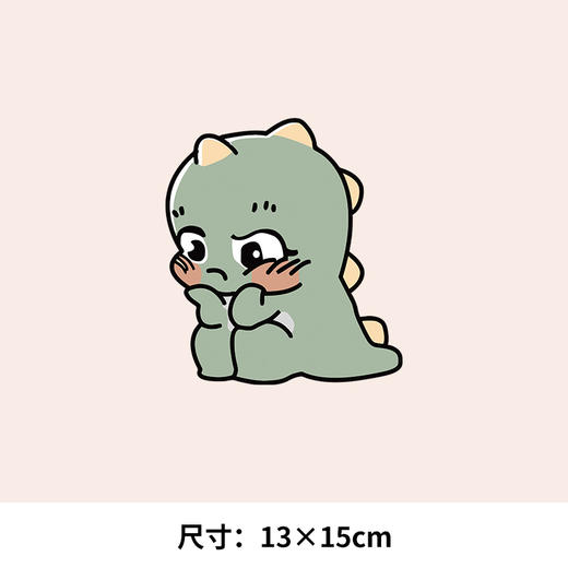 亲子卡通图案恐龙宝宝中国风戏曲国潮猫热转印烫画贴衣服定做 商品图2