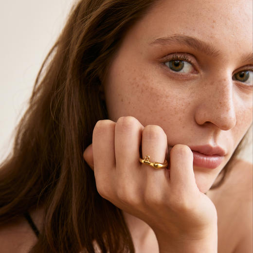 MONSECRET 嵌钻沉积细戒 商品图2