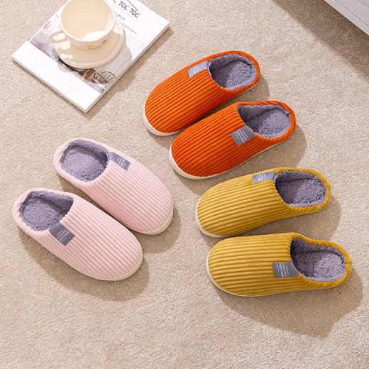 【新款棉拖鞋❗️情侣防滑保暖毛拖鞋】男女拖鞋家居棉拖冬季防滑鞋底设计父亲节礼物新年礼盒年货礼盒 商品图2