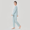 都市丽人生活家居女士睡衣26支CVC单面棉质薄款长袖长裤类家居服套装LH31G8 商品缩略图2