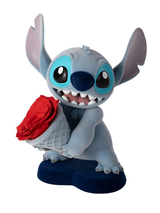 VBEINGS花语 迪士尼史迪仔永生花玫瑰花 礼盒玫瑰花摆件花束送生日礼物 商品图6