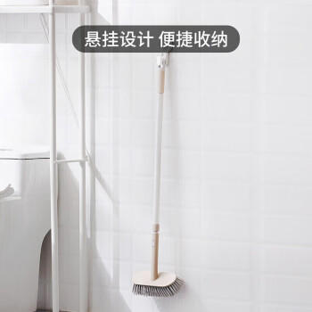 茶花 洗地刷子长柄厕所刷子浴室刷地板刷清洁浴缸瓷砖地缝刷* 商品图3