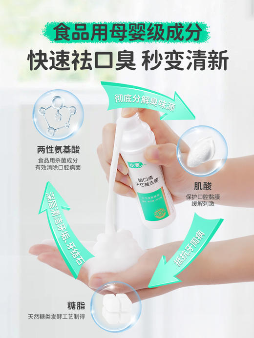 千亿益生菌怡口清 三秒除口臭 代替漱口水 牙膏 商品图2