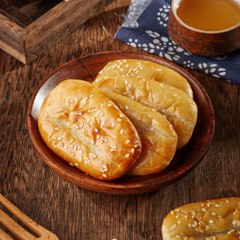 比比赞（BIBIZAN）抹茶雪媚娘绿豆饼1002g经典传统风味面包蛋糕点心饼干休闲零食品 商品图2