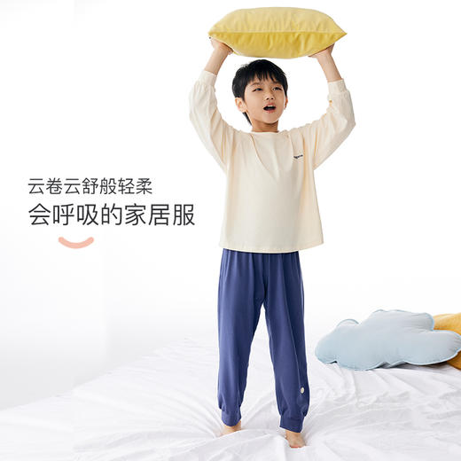 onmygame男童家居服2件套女童空调服A类睡衣套装亲肤柔软 商品图4