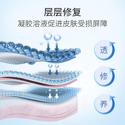 民医用皮肤修复冷敷贴医美术后皮肤修复贴面部红斑皮炎痤疮医用面部修复膜痘痘肌敏感肌保湿皮肤疤修复敷料 一盒装【5片】 商品图3