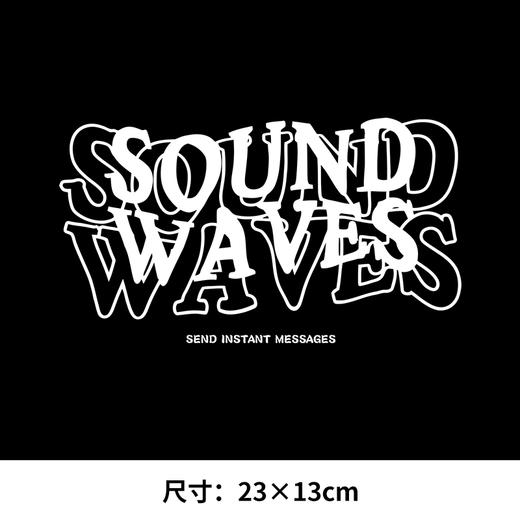 英文字母V热转印烫画贴M卫衣高级潮牌衣服定做烫图白墨2023新款 商品图4