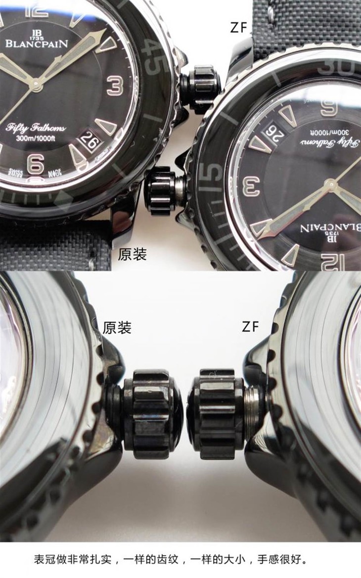 ZF厂宝珀五十噚黑武士对比正品如何?值得入手吗?
