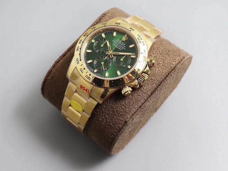 N厂劳力士迪通拿「4130机芯」N厂绿金迪Daytona超越AR厂