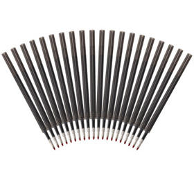 晨光（M&G）文具黑色0.5mm子弹头中性笔芯 适配多种按动中性笔 签字笔替芯 优品系列水笔替换芯 20支/盒2005