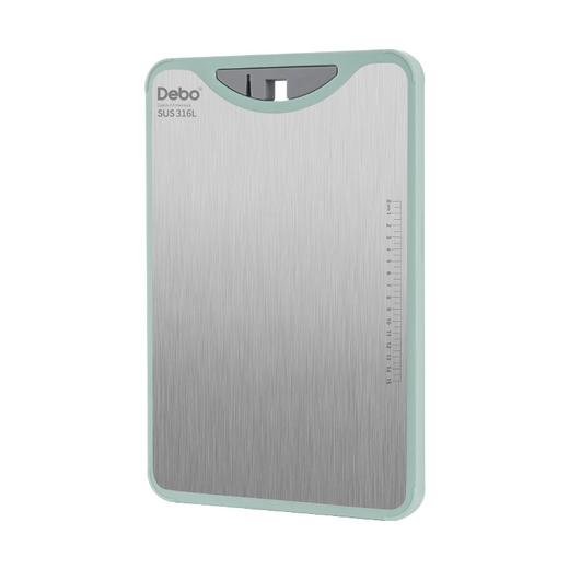德铂Debo 科特妮双面菜板 DEP-801 316不锈钢+竹木料砧板 商品图0