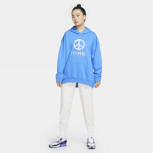 Nike/耐克卫衣女子春季新款oversize休闲连帽宽松套头衫FB1823-435 商品图2