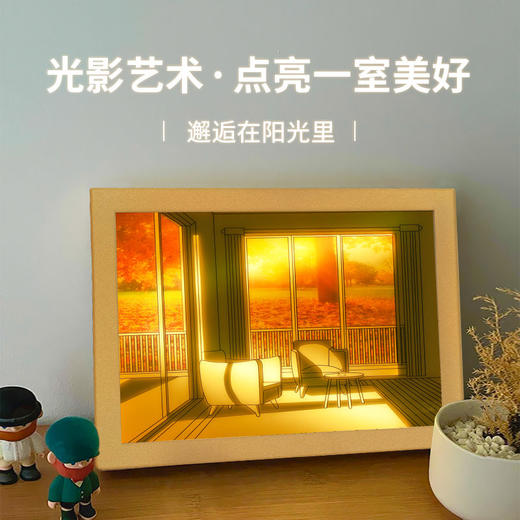 万家灯火灯光画充电卧室ins风灯光画插电式小夜灯生日礼物送女生 商品图5