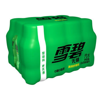 可口可乐（Coca-Cola）雪碧 Sprite 零卡 无糖零卡 汽水 含汽饮料 300ml*12瓶 整箱装 商品图7
