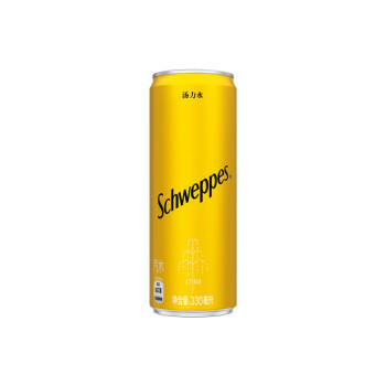 可口可乐（Coca-Cola）怡泉（Schweppes） 汤力水苏打水 汽水饮料 330ml*24罐 商品图4