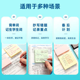 晨光（M&G）文具便利贴400张4色 便签纸便签贴纸n次贴 学生记事贴粘性强本子 办公用品 YD-919