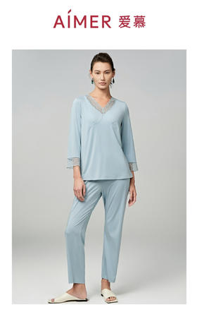 5F AIMER 爱慕1993-简韵分身套头家居服