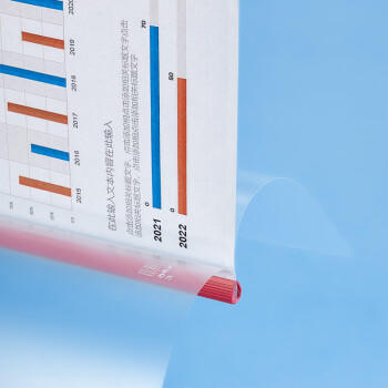 齐心（COMIX）10个装 强力加厚型抽杆夹/文件夹/报告夹/拉杆夹A4 白色 办公文具Q310 商品图5