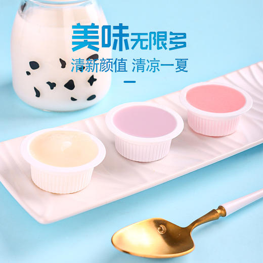 「三种口味」奶昔冰淇淋果冻布丁夏季解暑冷饮雪糕碎碎冰饮料休闲零食 商品图0
