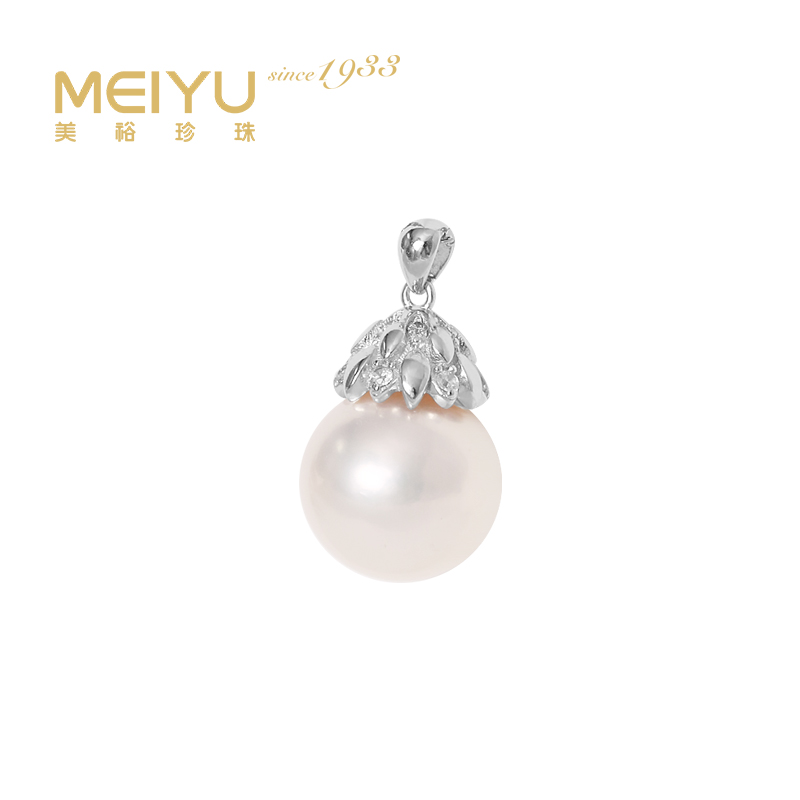 银925淡水珍珠吊坠10-11mm 106570（不含链）